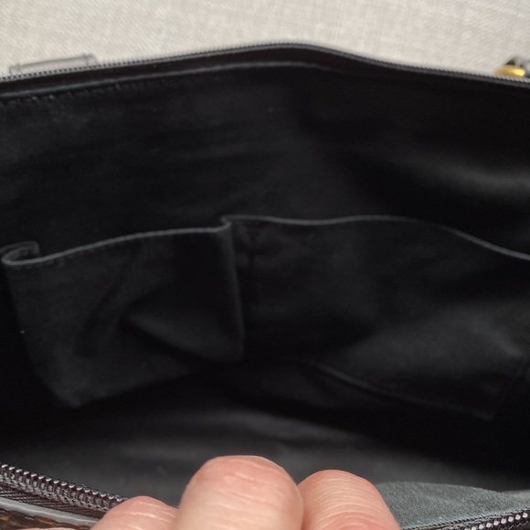 Fossil reptile look leather bag - Picture 5 of 6